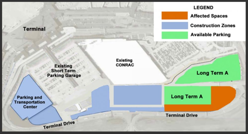 Parking Advisory for Long Term A | BNA Vision