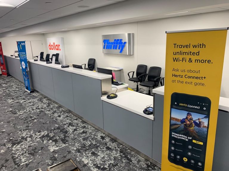 Rental Car Service Counters Have Moved BNA Vision