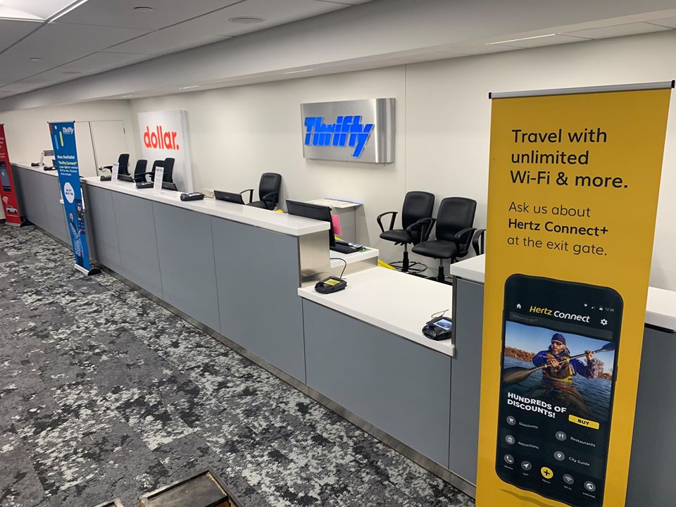 Rental Car Service Counters Have Moved | BNA Vision