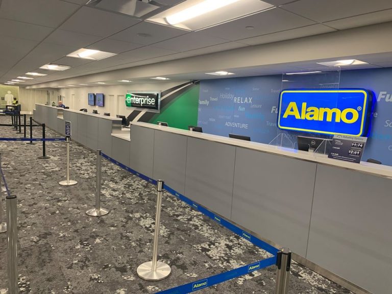 Rental Car Service Counters Have Moved BNA Vision