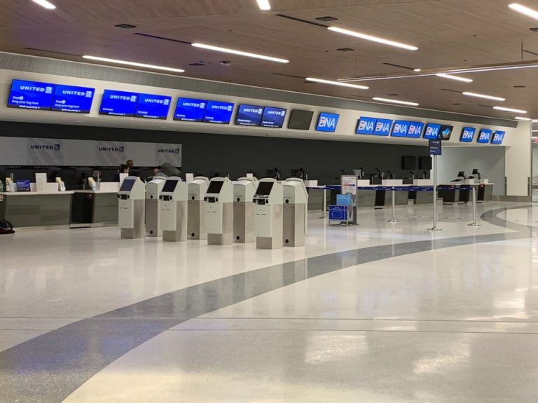 First Passengers Use North Terminal Wing BNA Vision