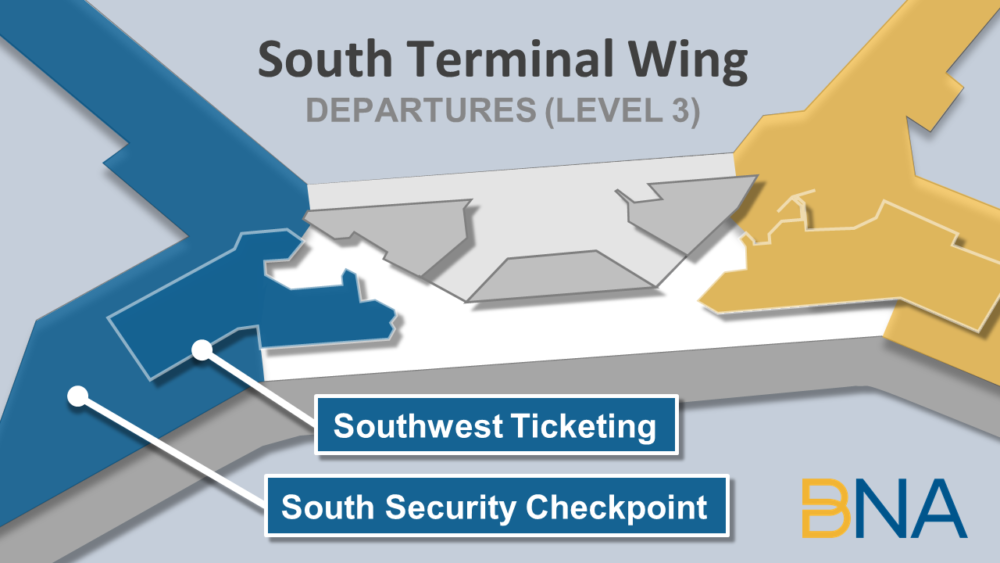 More Progress South Terminal Wing Expansion Opens This Week BNA Vision
